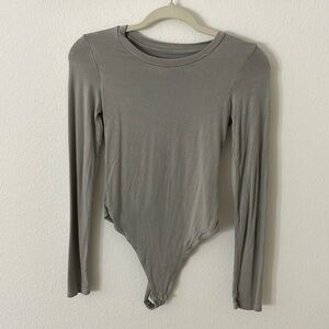 Grey bodysuit
